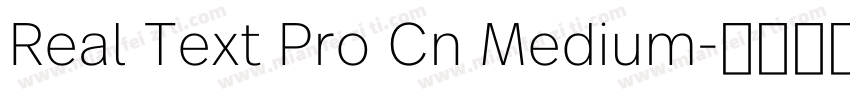 Real Text Pro Cn Medium字体转换